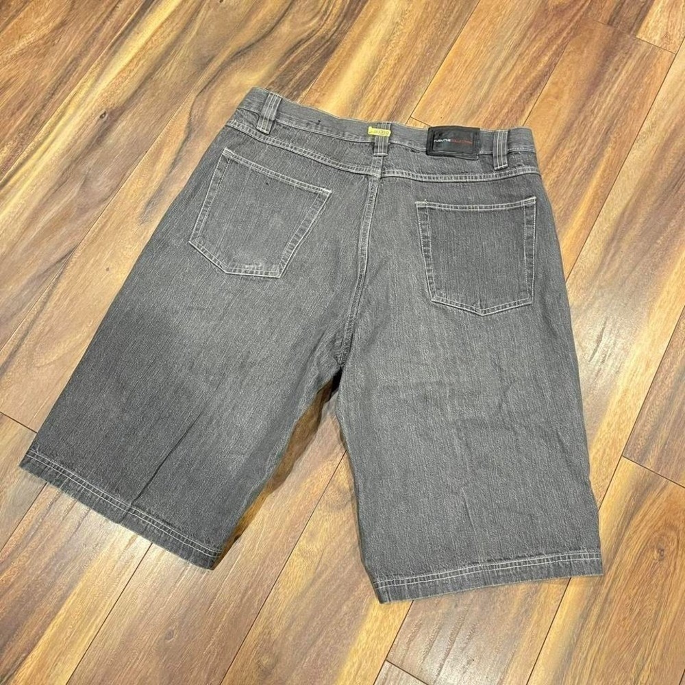 FUBU Grey denim shorts #denimshorts